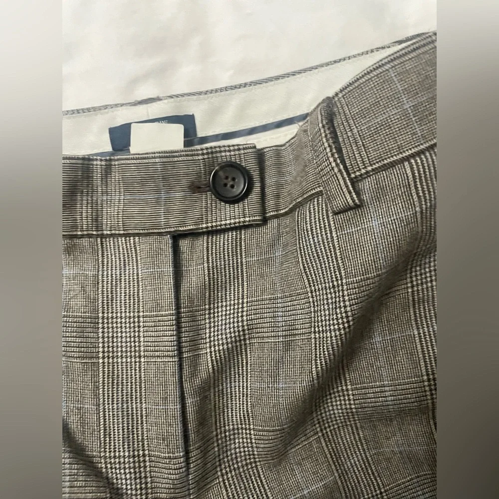 J Crew Italian Wool Herringbone Wide Leg Pants Trousers - Picture 8 of 16